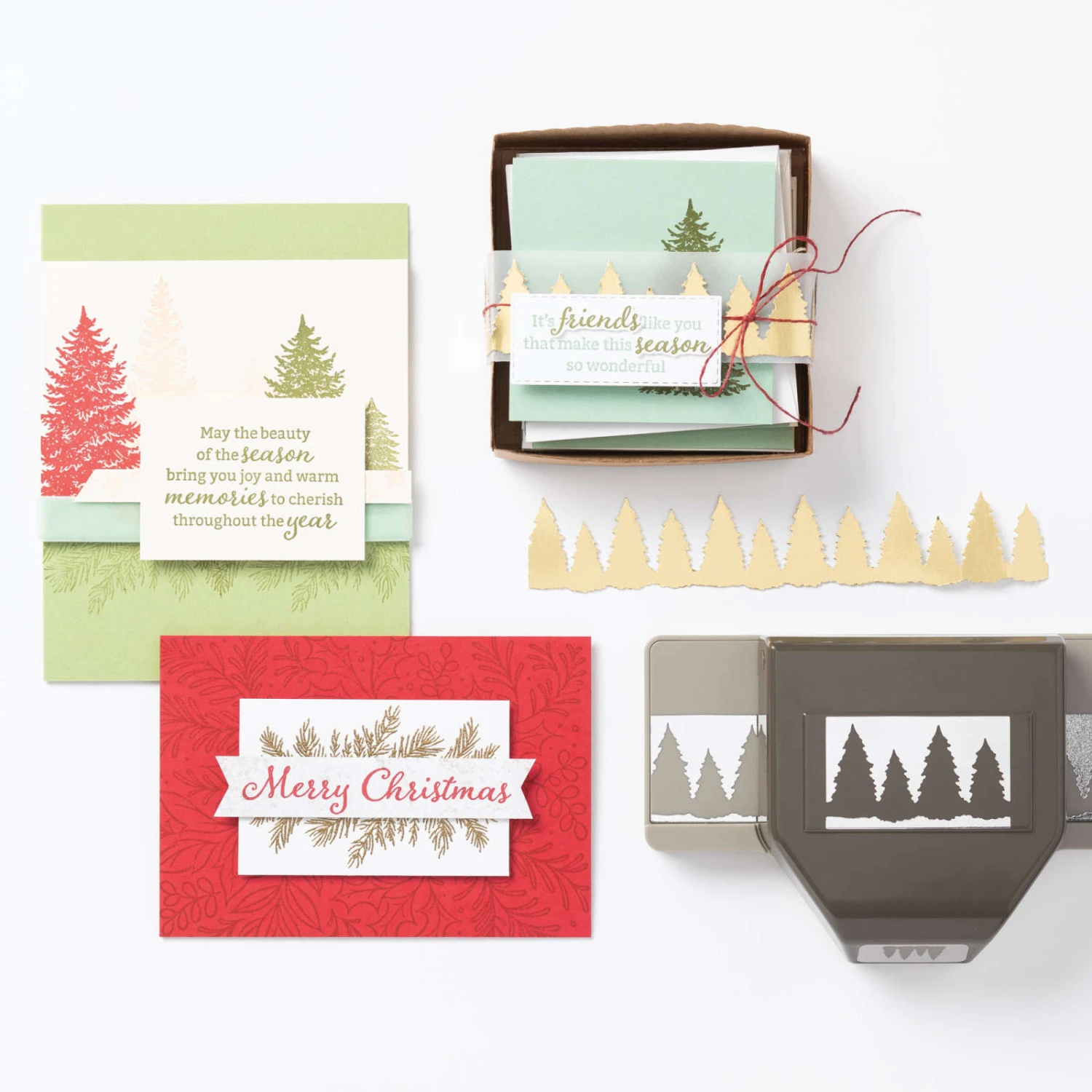 Stanze Tannen-bordüre Von Stampin’ Up! 4 Stanze Tannen-bordüre Von Stampin’ Up! – Bild 2