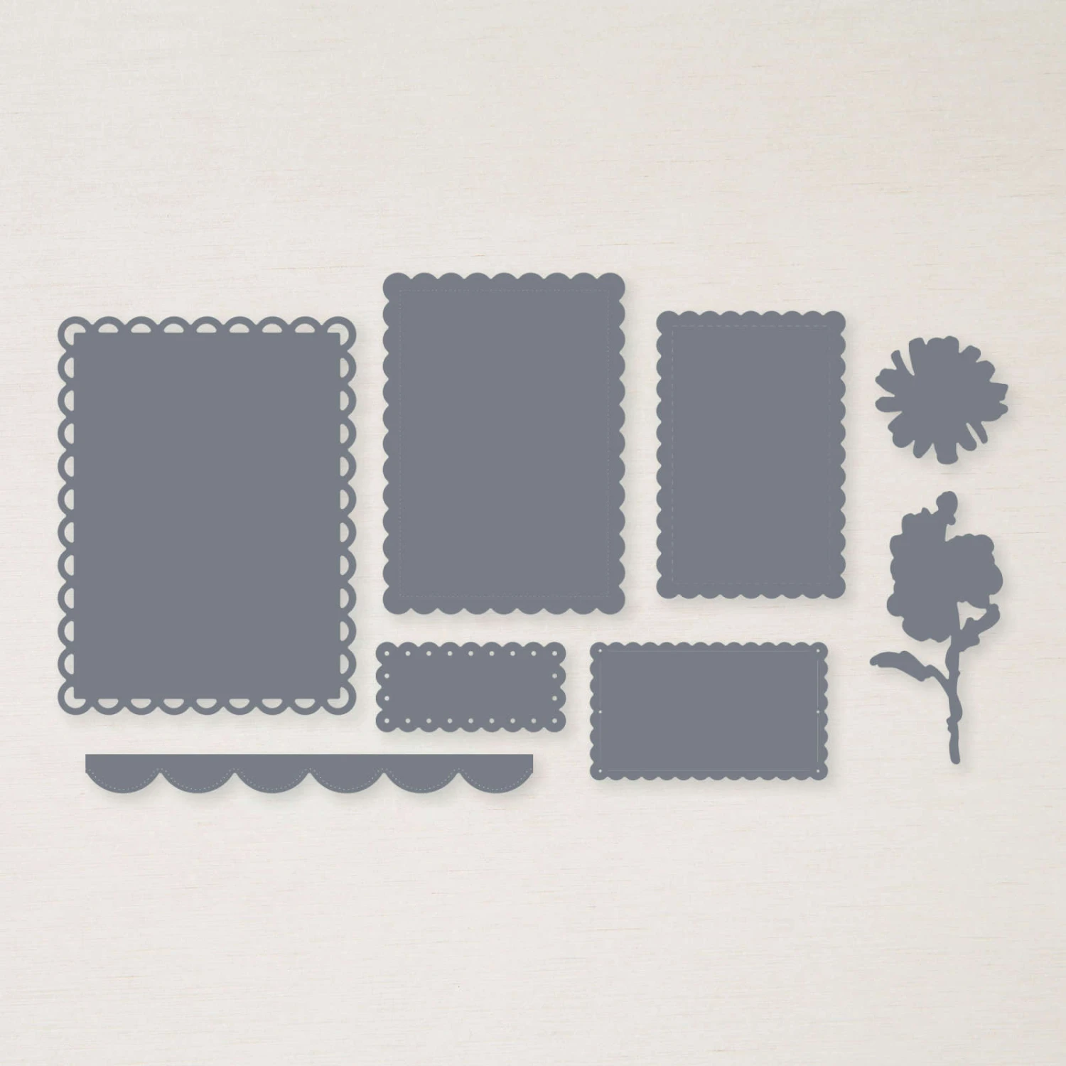 Stanzformen Gewellte Konturen Von Stampin‘ Up! 3 Stanzformen Gewellte Konturen Von Stampin‘ Up!