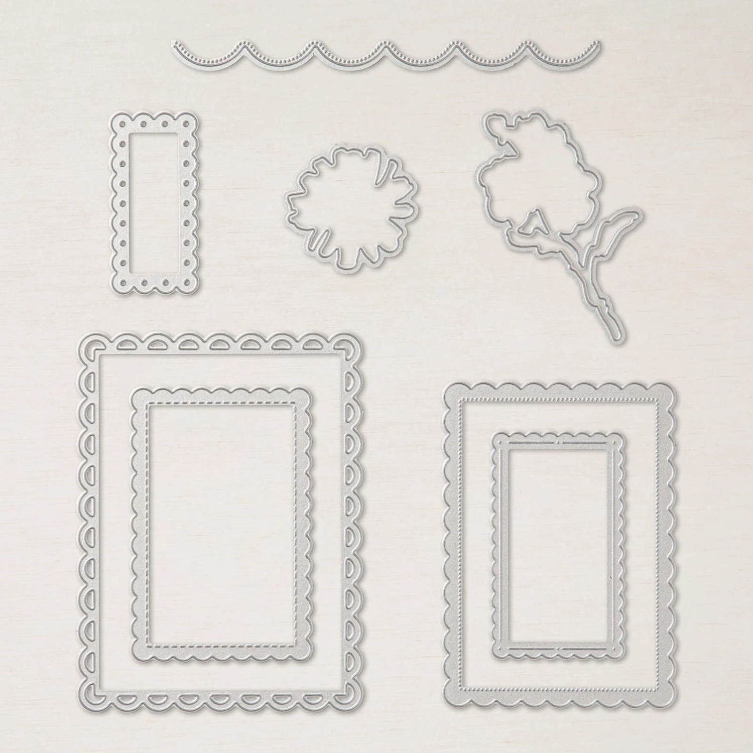 Stanzformen Gewellte Konturen Von Stampin‘ Up! 4 Stanzformen Gewellte Konturen Von Stampin‘ Up! – Bild 2