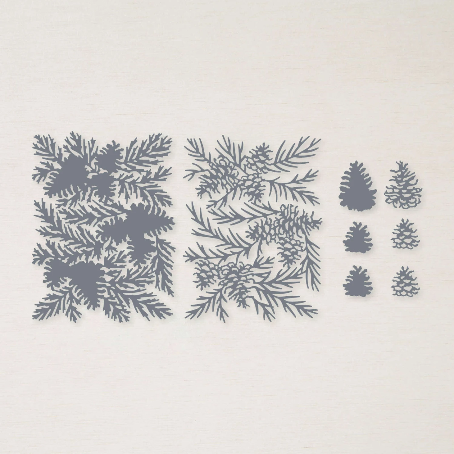 Stanzformen Weihnachtszapfen Von Stampin’ Up! 3 Stanzformen Weihnachtszapfen Von Stampin’ Up!