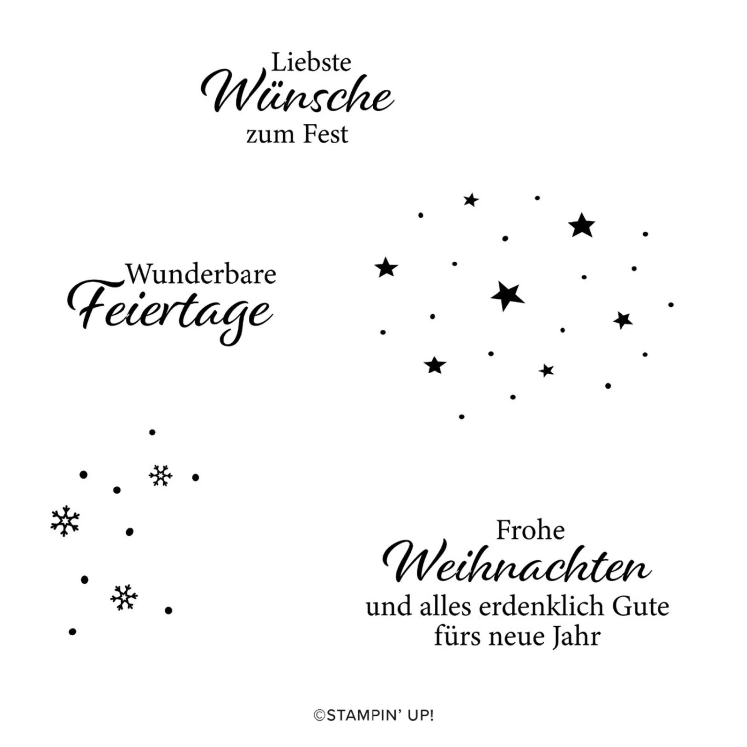 Kartenset Verspielte Weihnachten Von Stampin’ Up! 5 Kartenset Verspielte Weihnachten Von Stampin’ Up! – Bild 3