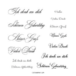 Stempelset Gern Genutzte Grüße Von Stampin’ Up!