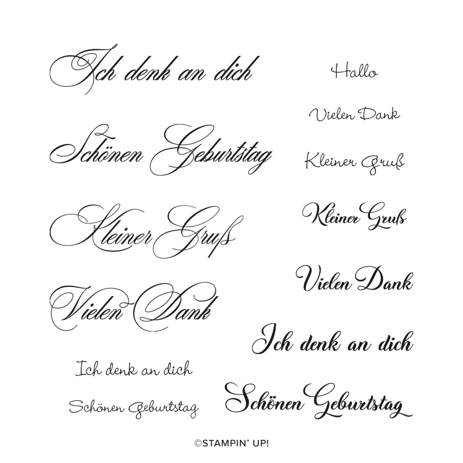 Stempelset Gern Genutzte Grüße Von Stampin’ Up! 3 Stempelset Gern Genutzte Grüße Von Stampin’ Up!