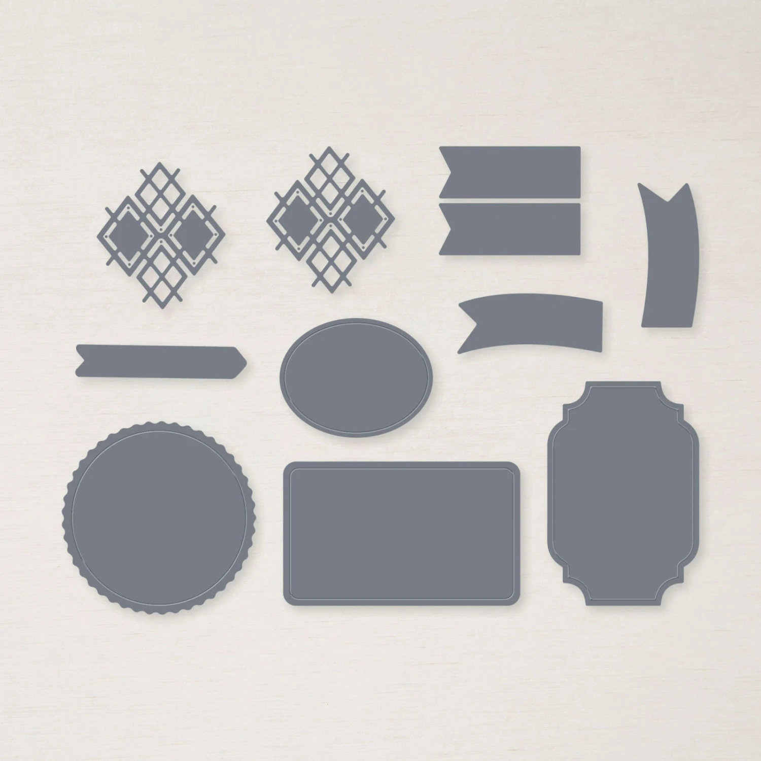 Stanzformen Maskuline Etiketten 3 Stanzformen Maskuline Etiketten