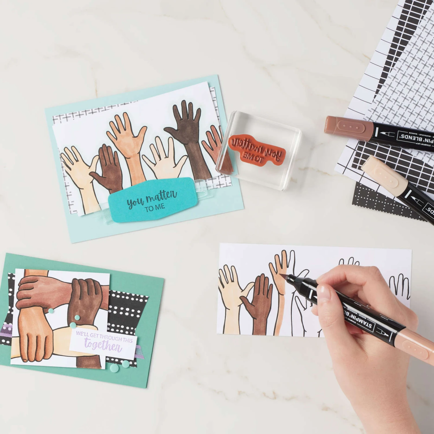 Stampin’ Blends Kombipack Mittlere Töne Von Stampin’ Up! 6 Stampin’ Blends Kombipack Mittlere Töne Von Stampin’ Up! – Bild 4