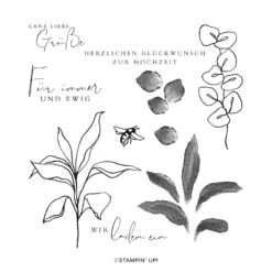 Stampin' Up Verkaufsgeschäft 25 Stempelset Schöne Gedanken Von Stampin’ Up!