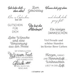 Stempelset Allerbeste Grüße Von Stampin’ Up!