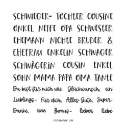 Stempelset Familienfest Von Stampin’ Up!