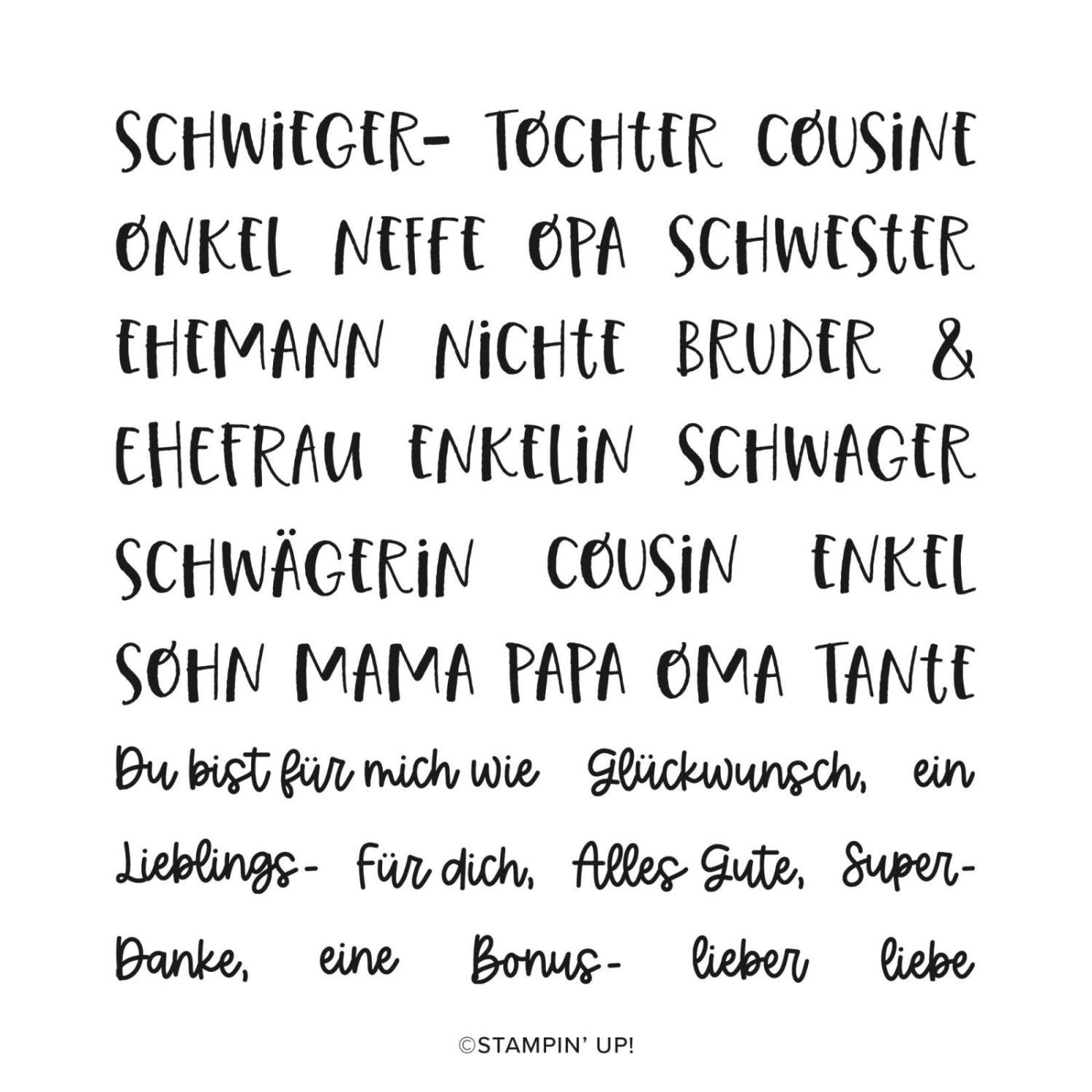 Stempelset Familienfest Von Stampin’ Up! 3 Stempelset Familienfest Von Stampin’ Up!