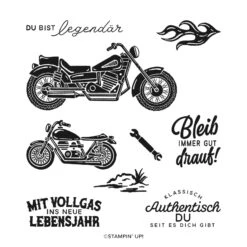 Stempelset Motorrad-fahrt Von Stampin’ Up!