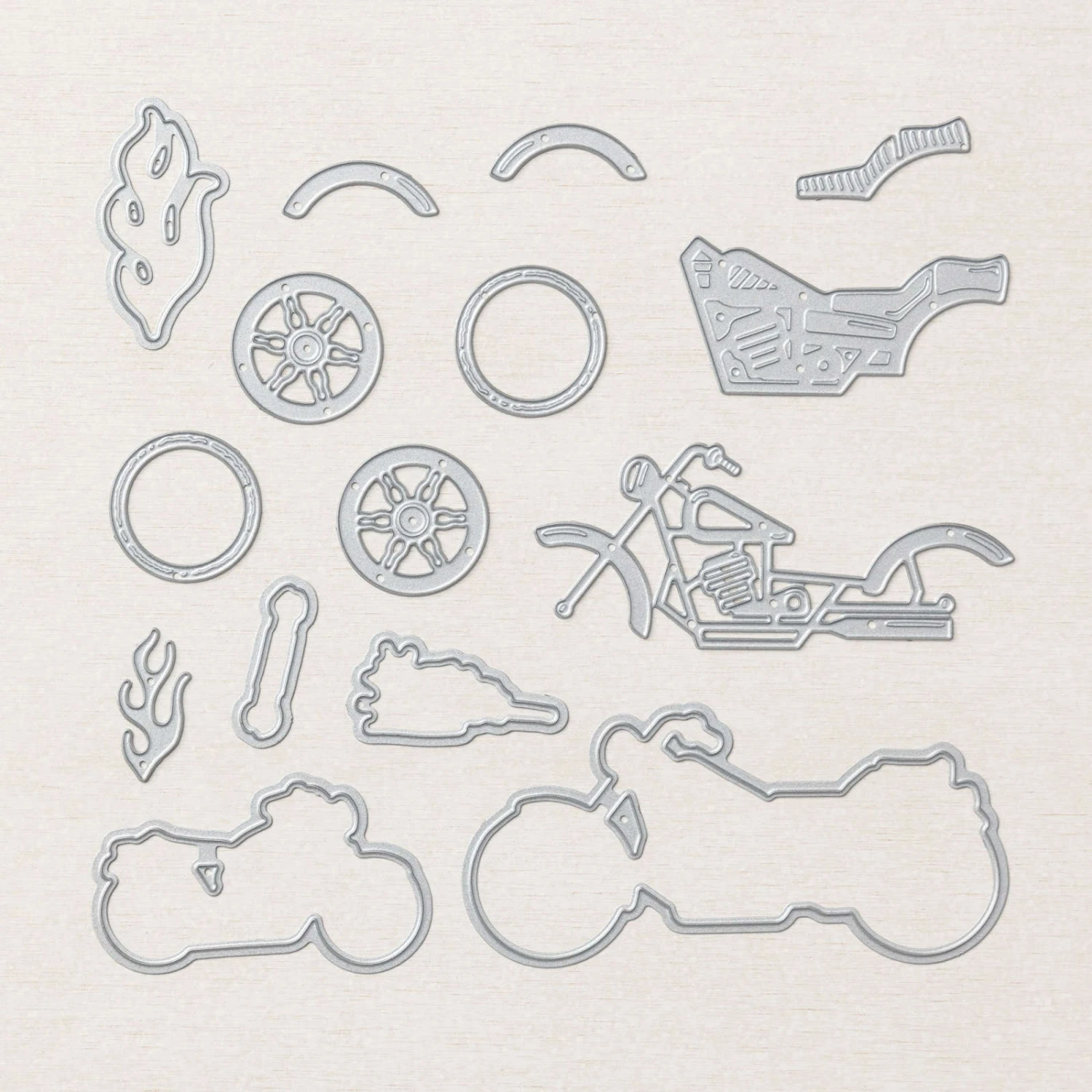 Stanzformen Motorrad-fahrt Von Stampin’ Up! 4 Stanzformen Motorrad-fahrt Von Stampin’ Up! – Bild 2