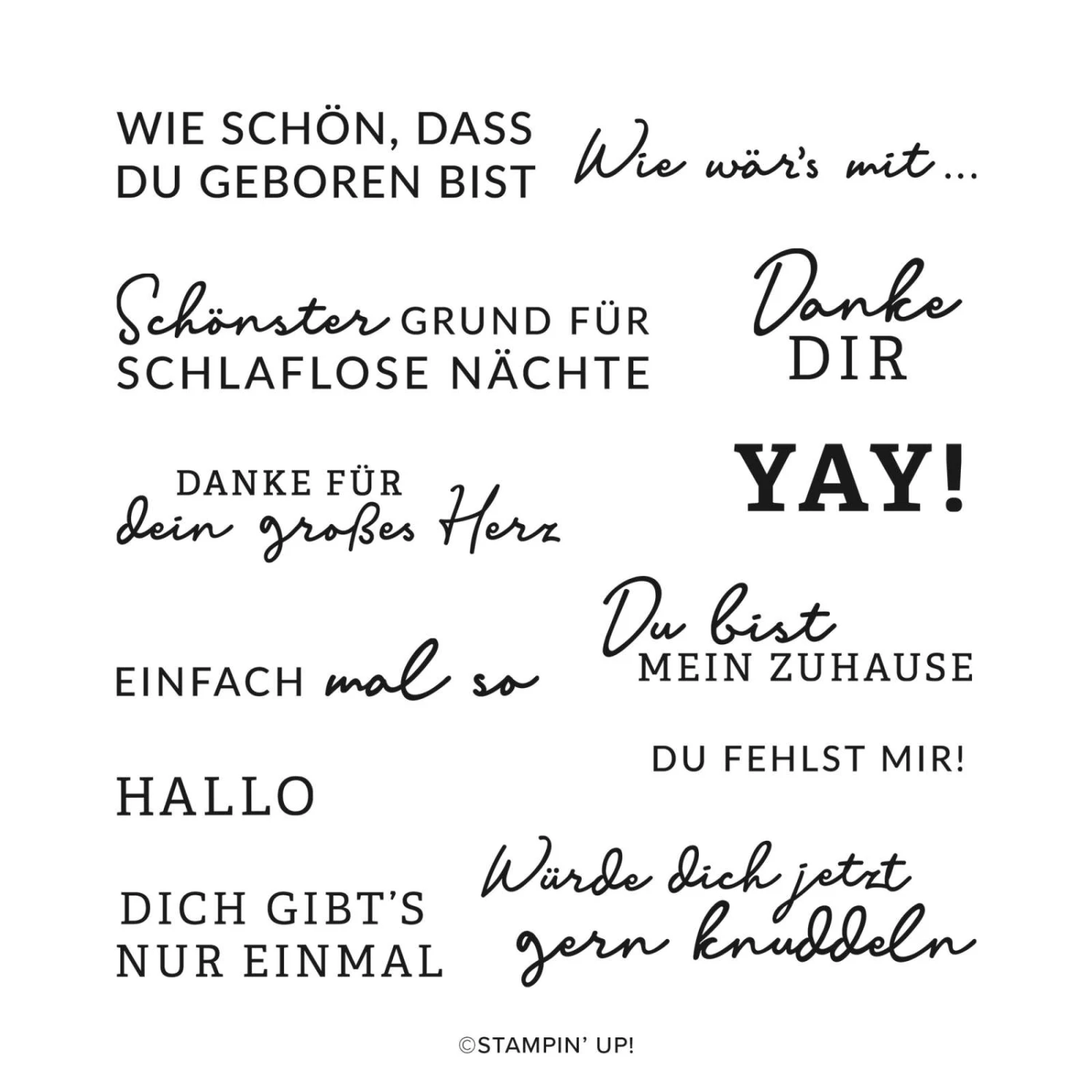 Stempelset Fröhliche Etiketten Von Stampin’ Up! 3 Stempelset Fröhliche Etiketten Von Stampin’ Up!