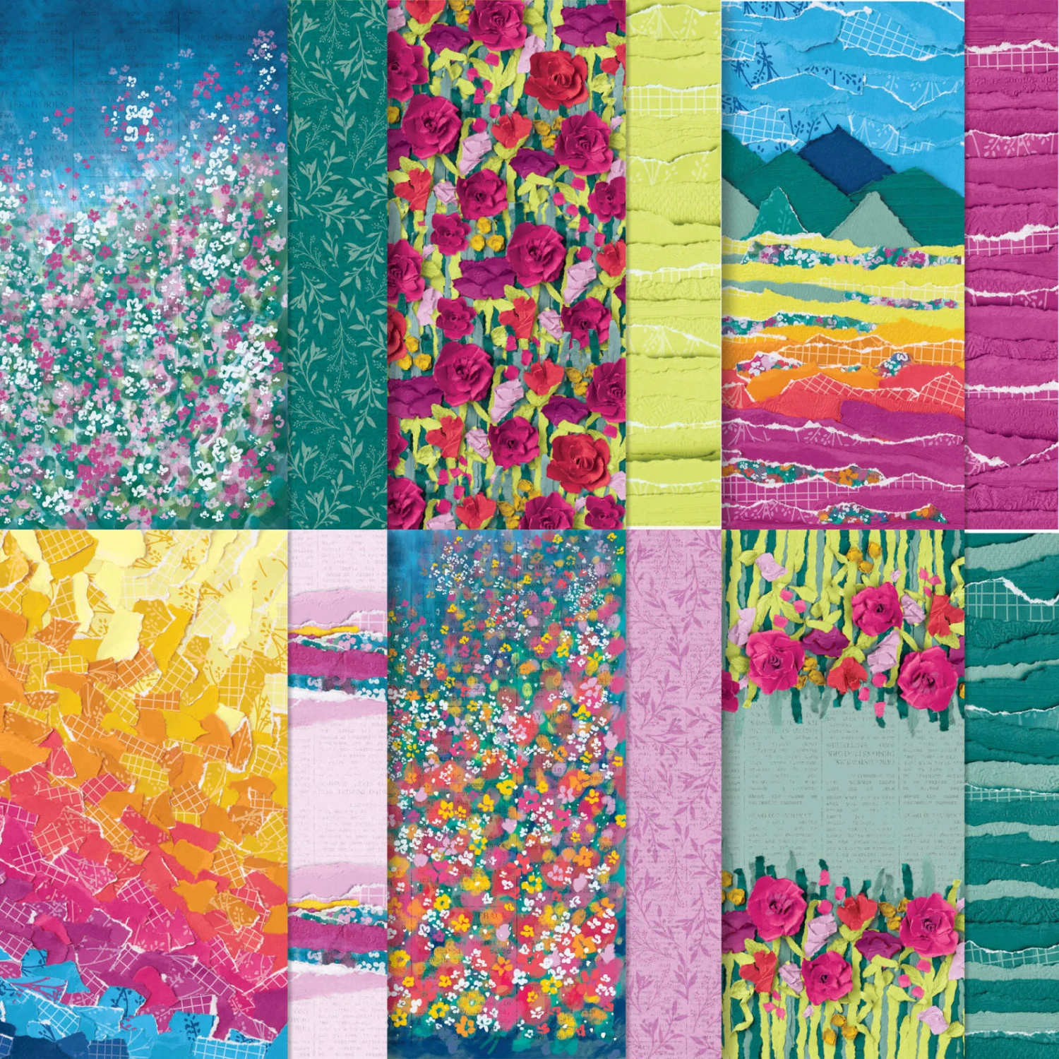 Designerpapier 12" X 12" (30,5 X 30,5 Cm) Meisterhafte Werke Von Stampin’ Up! 3 Designerpapier 12" X 12" (30,5 X 30,5 Cm) Meisterhafte Werke Von Stampin’ Up!