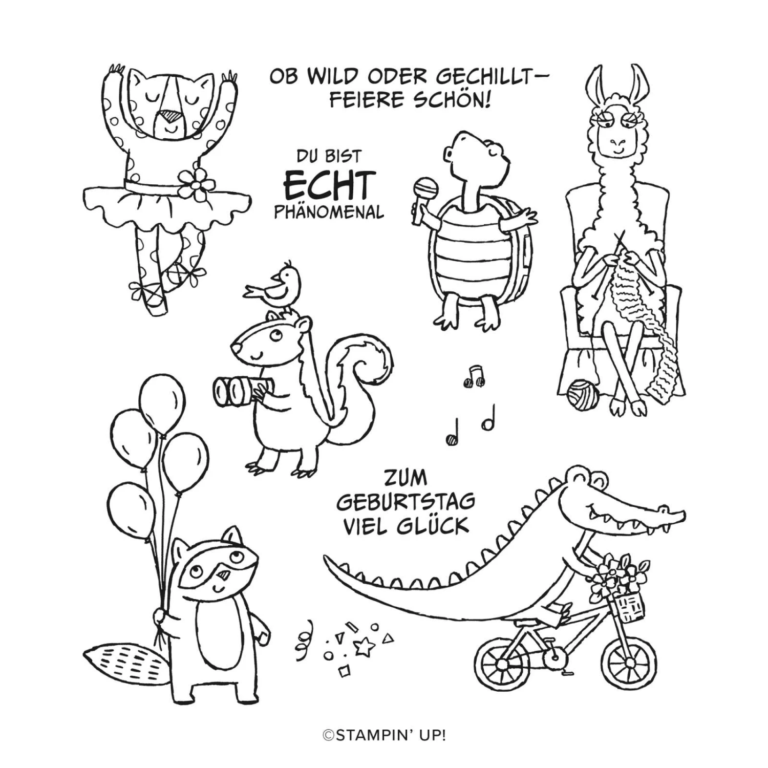 Stempelset Zuckersüßer Zoo Von Stampin’ Up! 3 Stempelset Zuckersüßer Zoo Von Stampin’ Up!