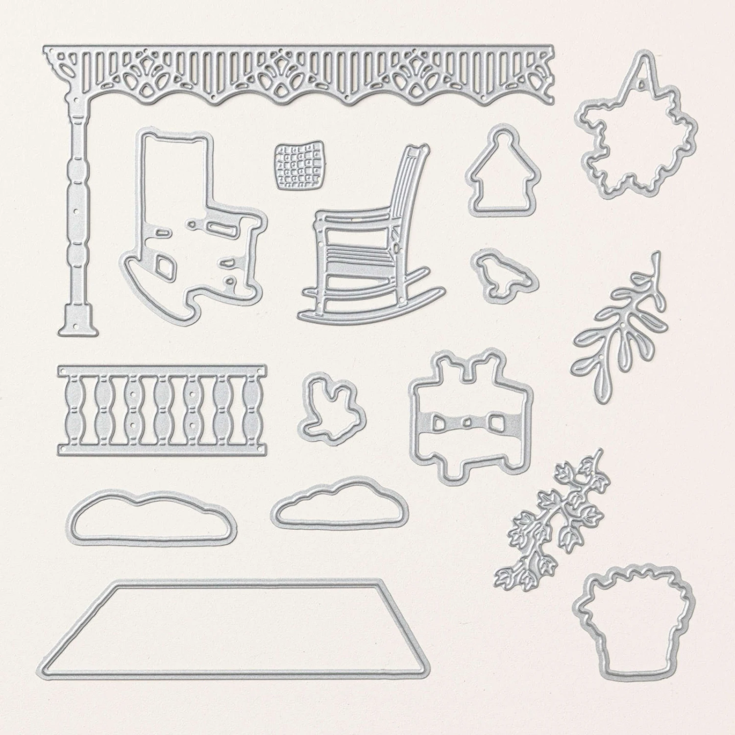 Stanzformen Veranda Von Stampin’ Up! 4 Stanzformen Veranda Von Stampin’ Up! – Bild 2