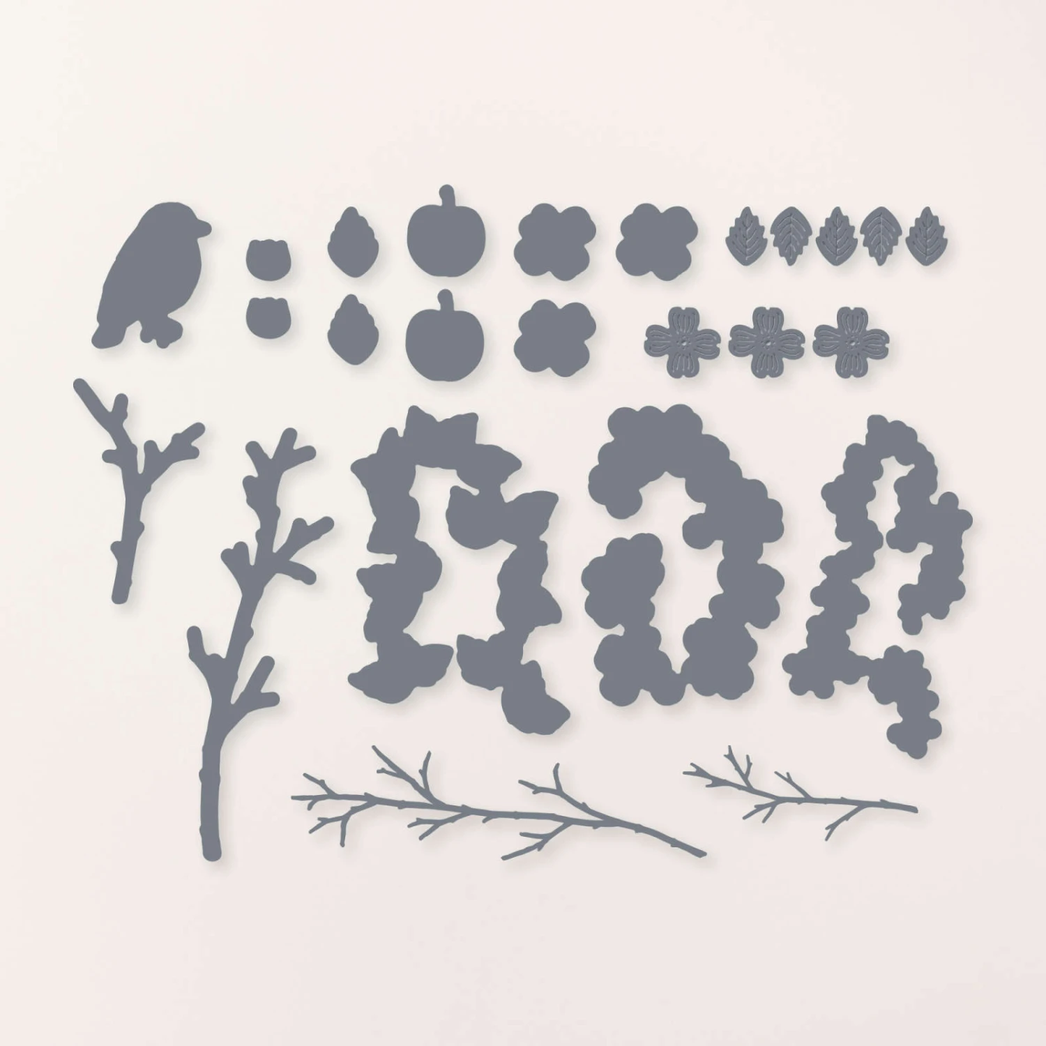 Stanzformen Saisonale Zweige Von Stampin’ Up! 3 Stanzformen Saisonale Zweige Von Stampin’ Up!