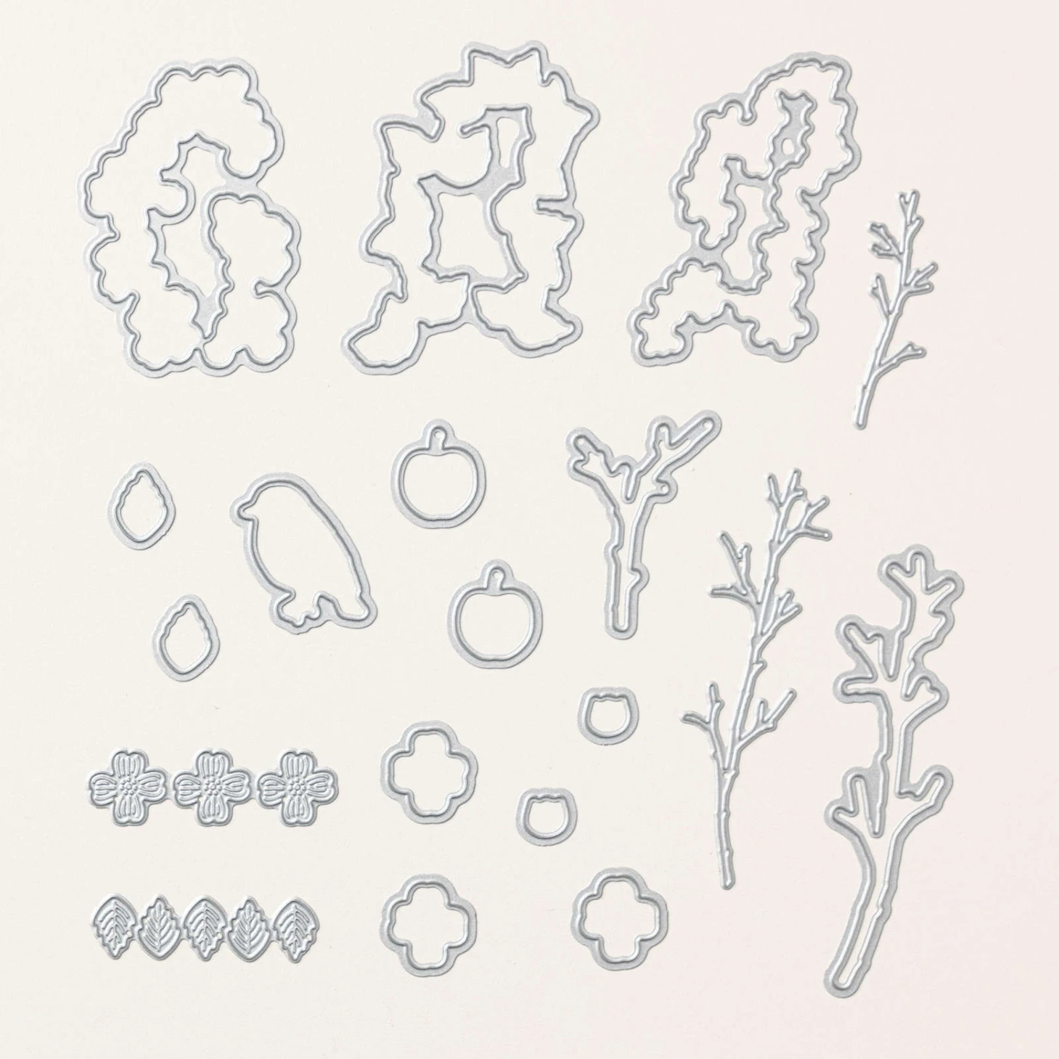 Stanzformen Saisonale Zweige Von Stampin’ Up! 4 Stanzformen Saisonale Zweige Von Stampin’ Up! – Bild 2