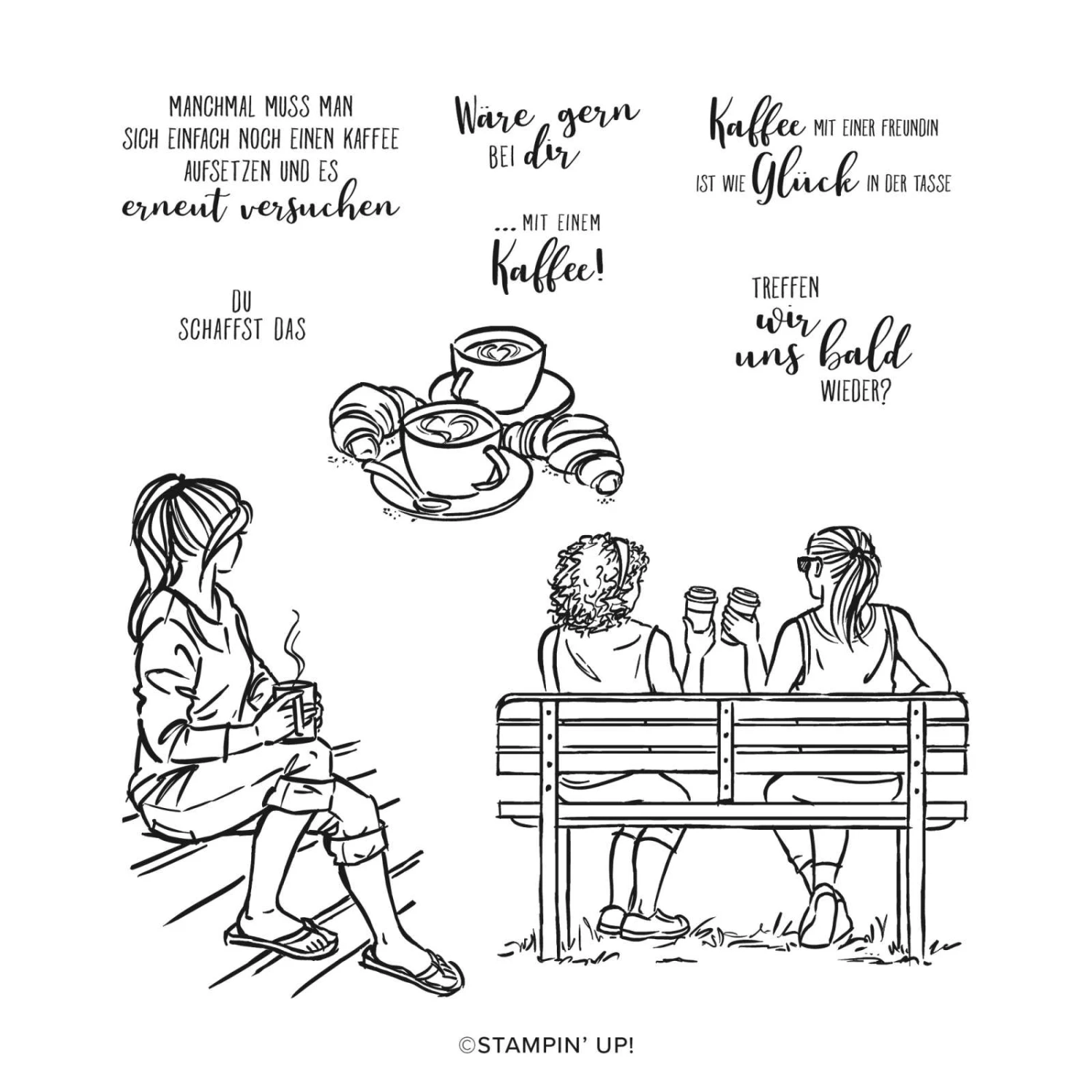 Stempelset Kaffee In Freundschaft Von Stampin’ Up! 3 Stempelset Kaffee In Freundschaft Von Stampin’ Up!