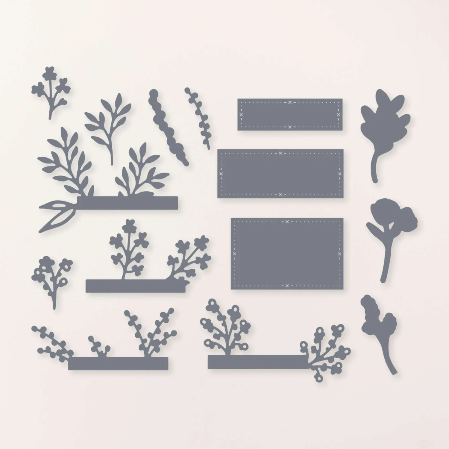 Stanzformen Zeitlos Arrangiert Von Stampin’ Up! 3 Stanzformen Zeitlos Arrangiert Von Stampin’ Up!