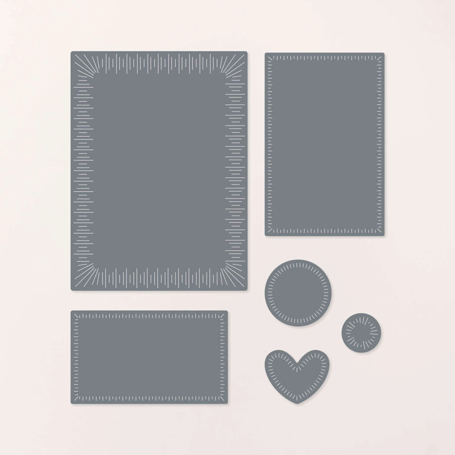 Stanzformen Strahlende Stick-effekte Von Stampin’ Up! 2 Stanzformen Strahlende Stick-effekte Von Stampin’ Up!