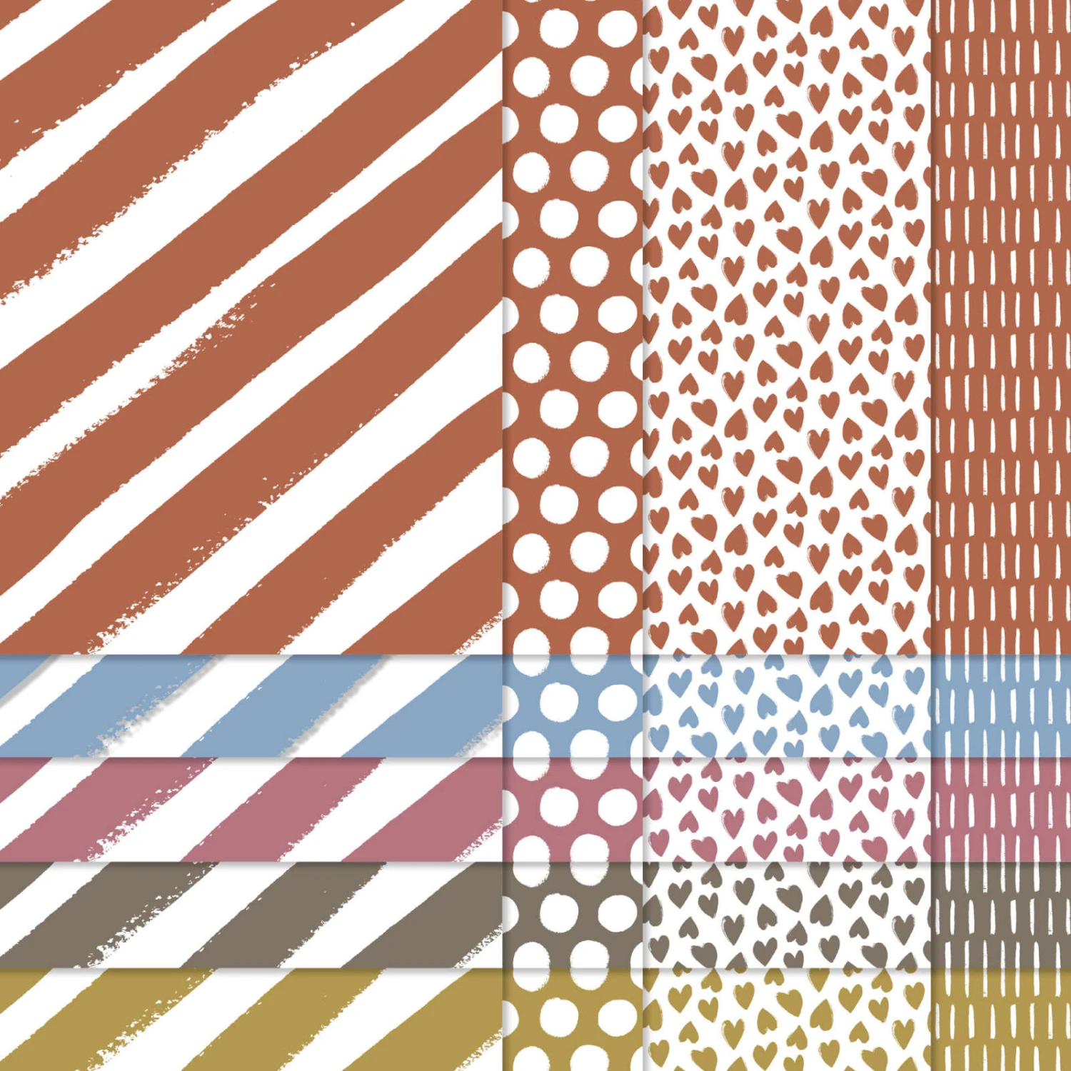 Designerpapier 6" X 6" (15,2 X 15,2 Cm) In Color 2023–2025 Von Stampin’ Up! 3 Designerpapier 6" X 6" (15,2 X 15,2 Cm) In Color 2023–2025 Von Stampin’ Up!