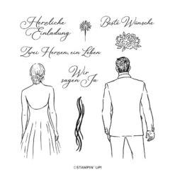 Stempelset Zwei Herzen, Ein Ja Von Stampin’ Up!