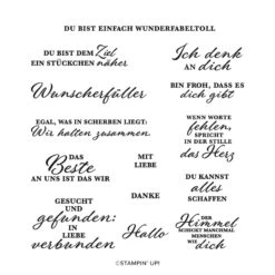 Stempelset Berührende Botschaften Von Stampin’ Up!
