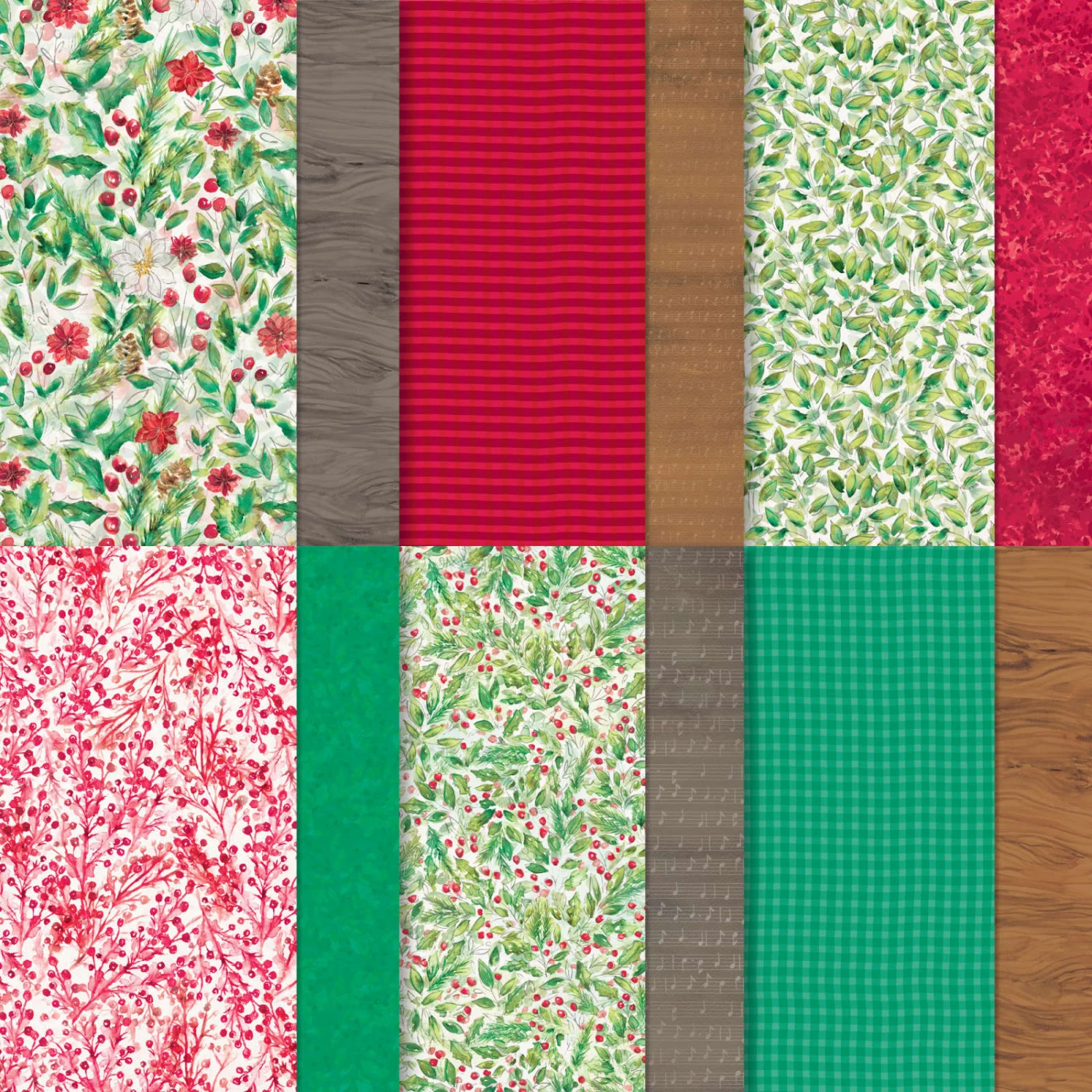 Designerpapier 12" X 12" (30,5 X 30,5 Cm) Fröhlich Und Festlich Von Stampin’ Up! 3 Designerpapier 12" X 12" (30,5 X 30,5 Cm) Fröhlich Und Festlich Von Stampin’ Up!