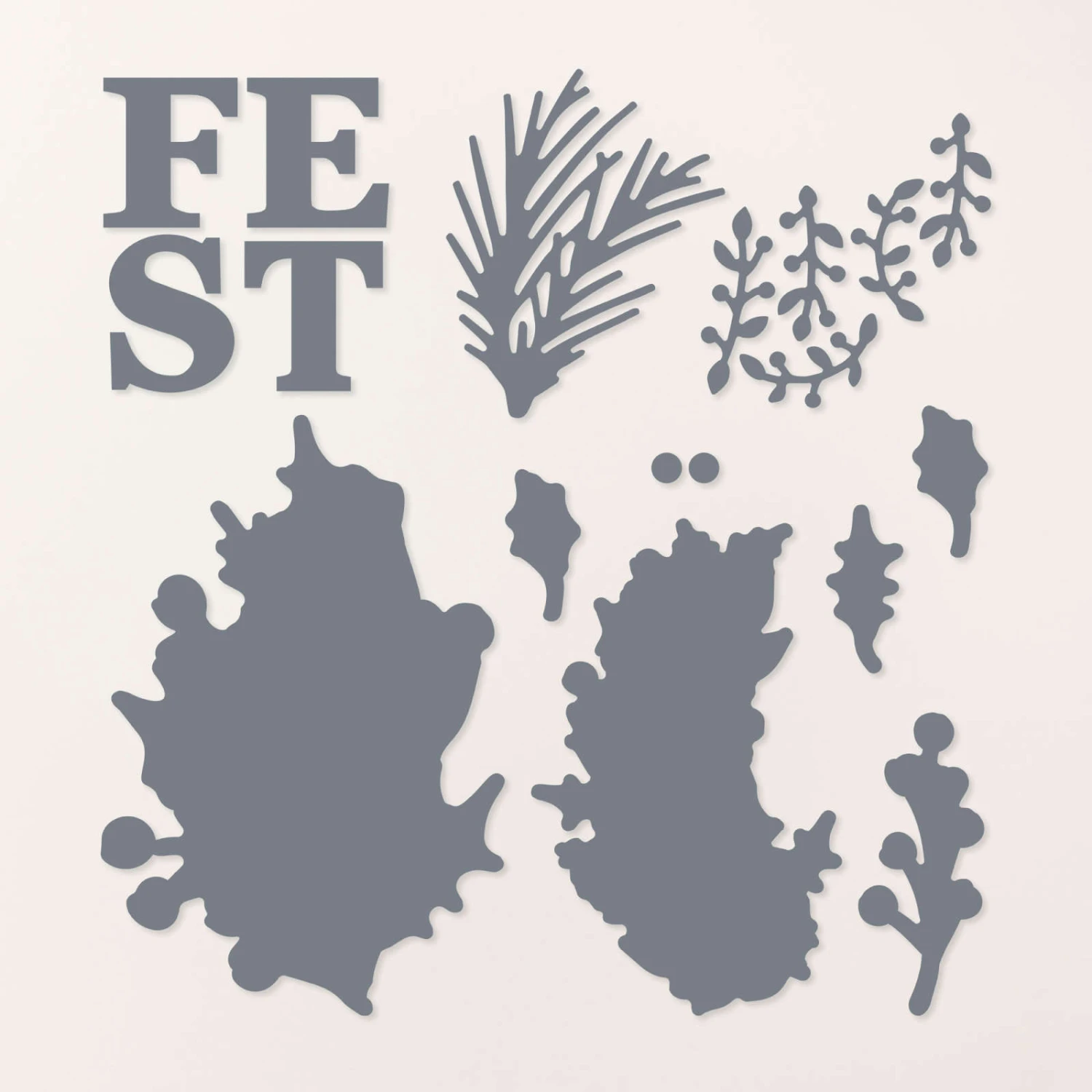 Stanzformen Fröhliche Festtage Von Stampin’ Up! 3 Stanzformen Fröhliche Festtage Von Stampin’ Up!