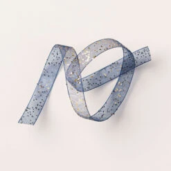 1/2" (1,3 Cm) Geschenkband Mit Glitter In Marineblau Und Gold Von Stampin’ Up!
