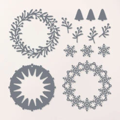Stanzformen Winterlicher Kranz Von Stampin’ Up!