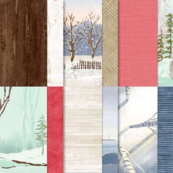 Designerpapier 6" X 6" (15,2 X 15,2 Cm) Schlittenfahrt Im Schnee Von Stampin’ Up!