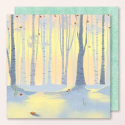 Designerpapier 6" X 6" (15,2 X 15,2 Cm) Schlittenfahrt Im Schnee Von Stampin’ Up! -Stampin' Up Verkaufsgeschäft 162118o19