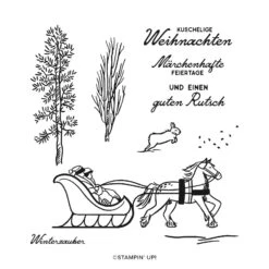 Stempelset Auf Dem Pferdeschlitten Von Stampin’ Up!