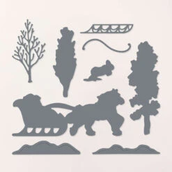 Stanzformen Auf Dem Pferdeschlitten Von Stampin’ Up!