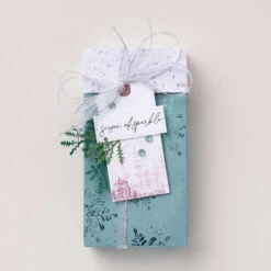 1/2" (1,3 Cm) Feines Geschenkband In Silber Und Weiß Von Stampin’ Up! -Stampin' Up Verkaufsgeschäft 162149o33