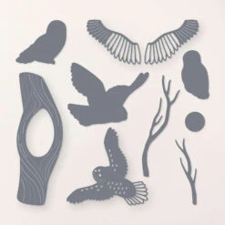 Stanzformen Eulen Im Winter Von Stampin’ Up!