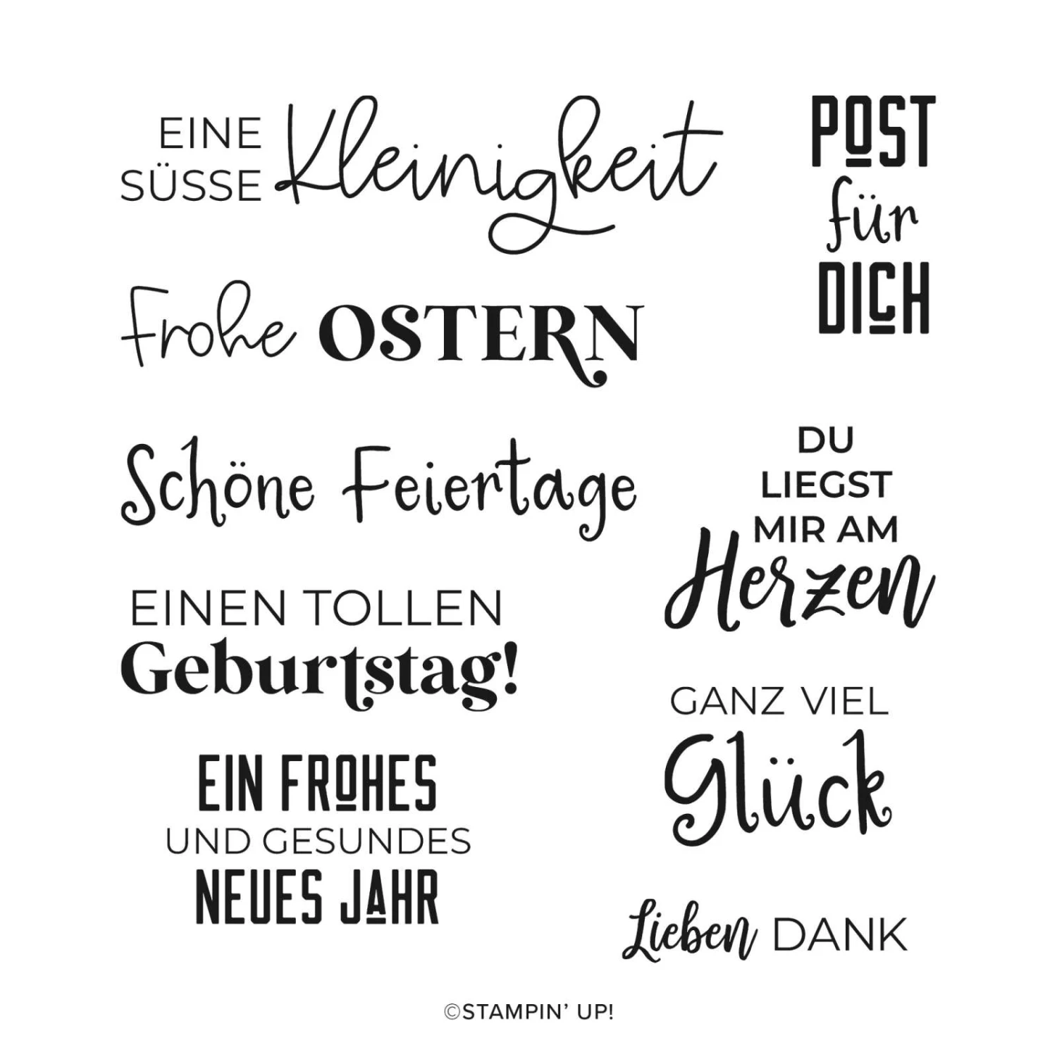 Stempelset Grüße Fürs Ganze Jahr Von Stampin’ Up! 3 Stempelset Grüße Fürs Ganze Jahr Von Stampin’ Up!