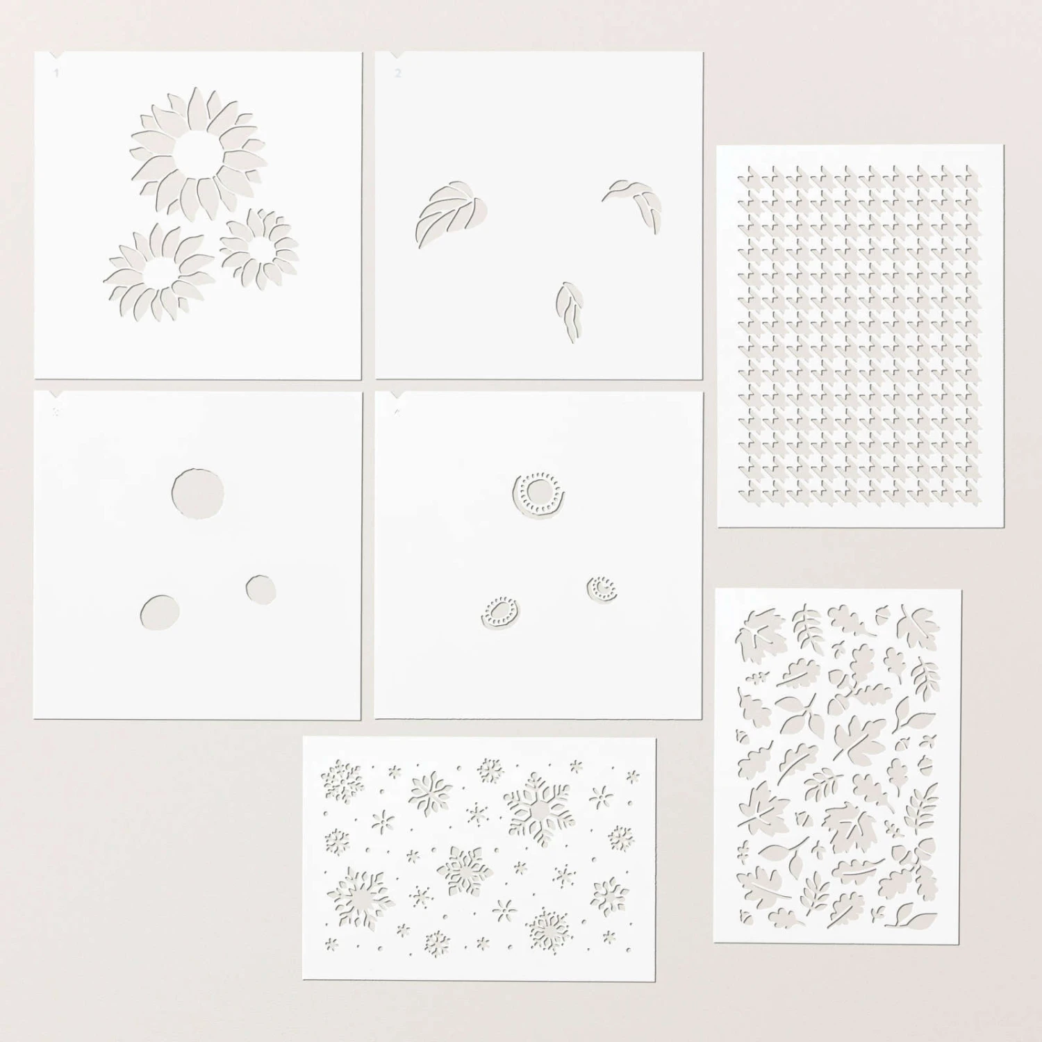 Dekoschablonen Vielseitig Schön Von Stampin’ Up! 3 Dekoschablonen Vielseitig Schön Von Stampin’ Up!