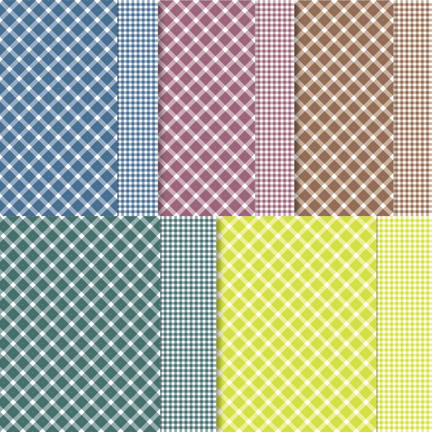 Designerpapier 6" X 6" (15,2 X 15,2 Cm) Komposition Aus Karos Von Stampin’ Up! 3 Designerpapier 6" X 6" (15,2 X 15,2 Cm) Komposition Aus Karos Von Stampin’ Up!