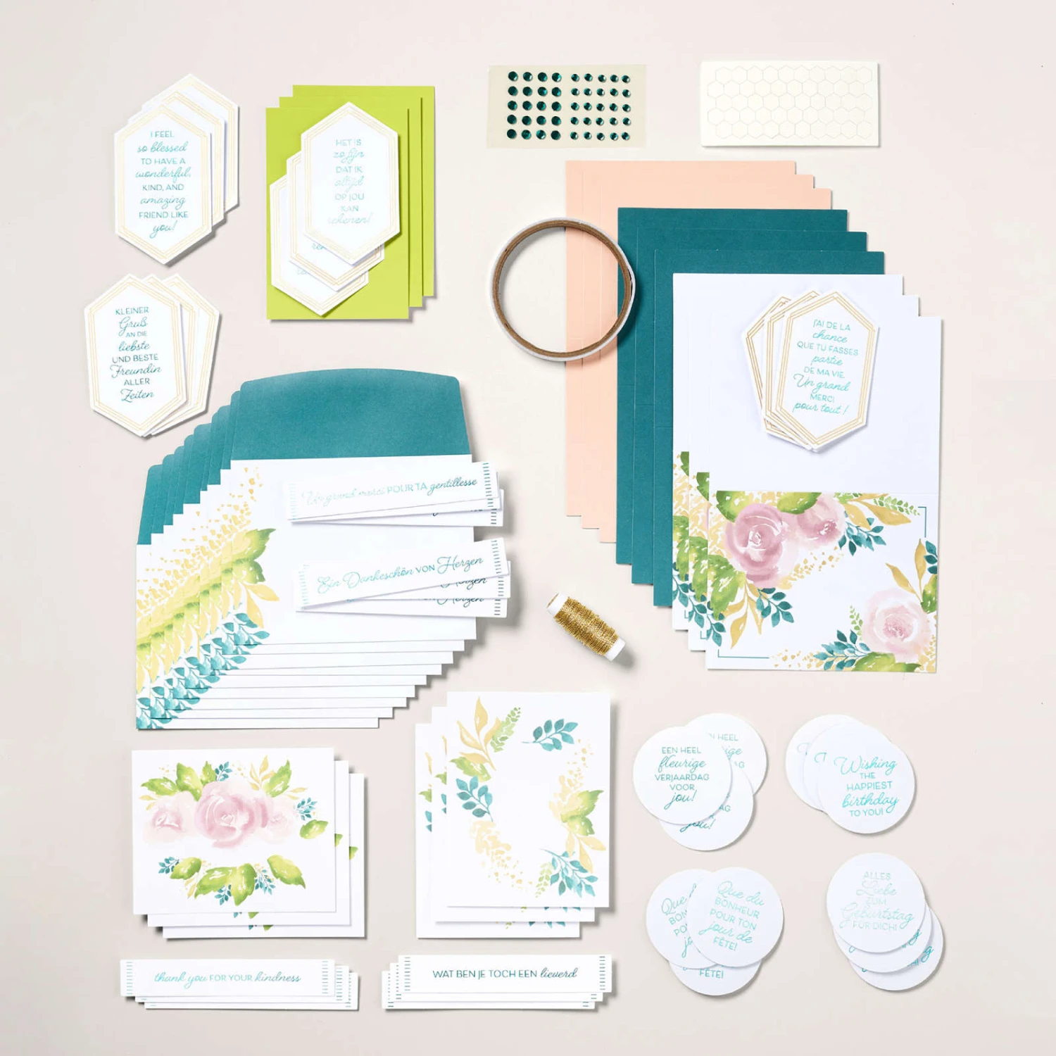 Kreativset Gemalte Wünsche Von Stampin’ Up! 4 Kreativset Gemalte Wünsche Von Stampin’ Up! – Bild 2